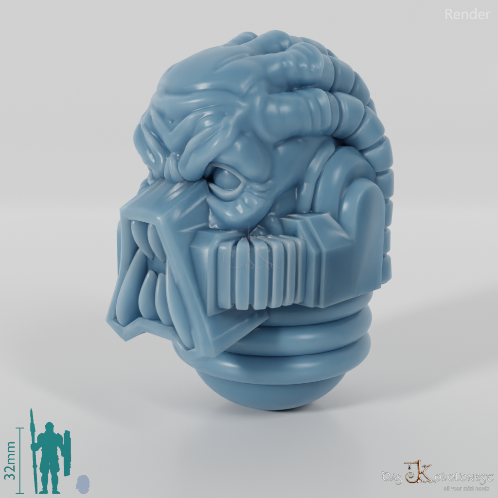 Void Blessed Soldiers - Savage Gladiator Kopf 03