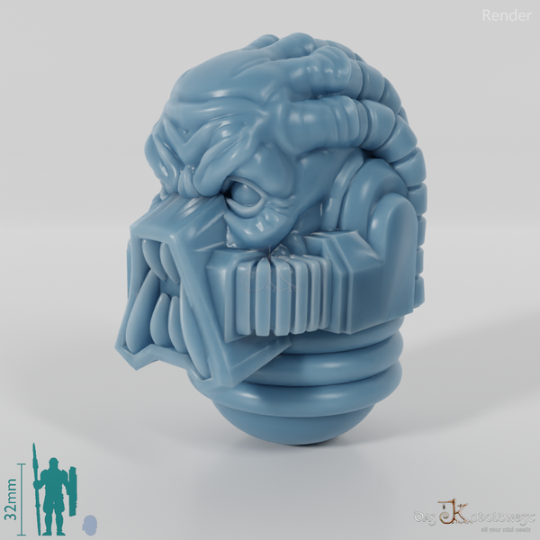 Void Blessed Soldiers - Savage Gladiator Kopf 03
