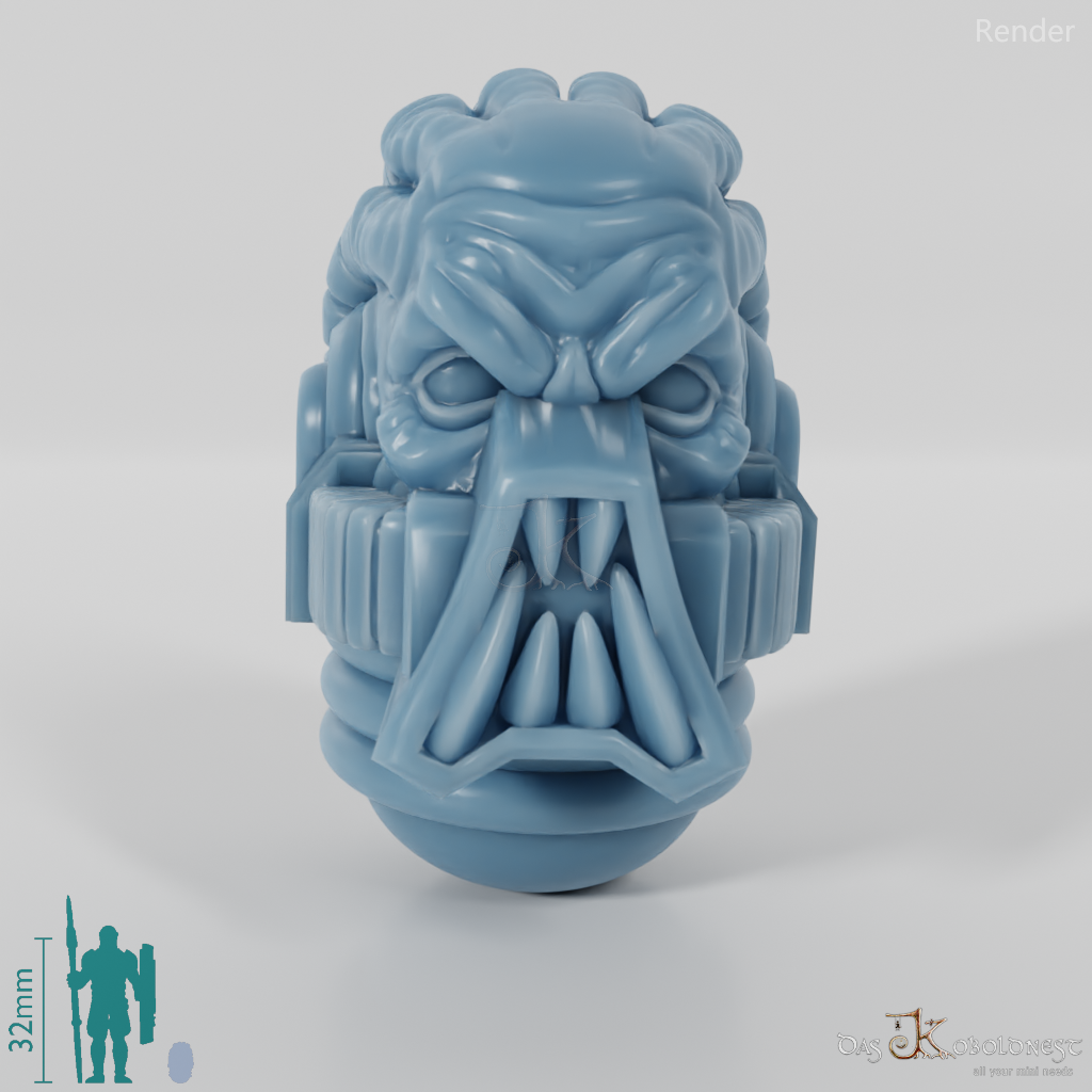 Void Blessed Soldiers - Savage Gladiator Kopf 03