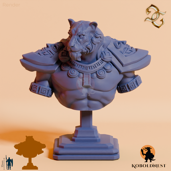 Büste - Krieger des Clans der Letzten Nacht