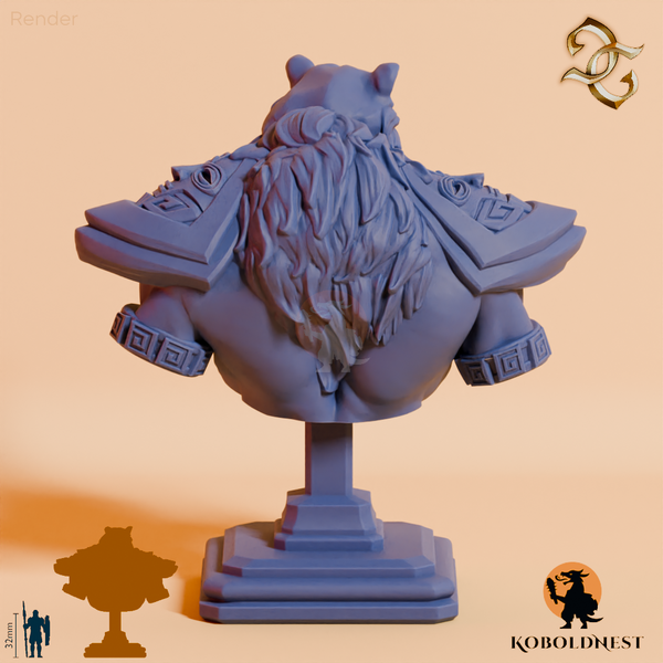 Büste - Krieger des Clans der Letzten Nacht