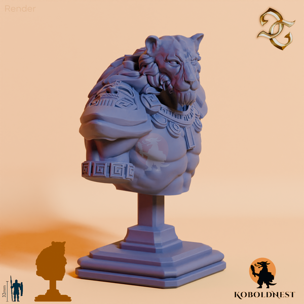 Büste - Krieger des Clans der Letzten Nacht