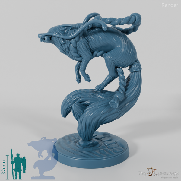 Wachender Fuchsyokai 02