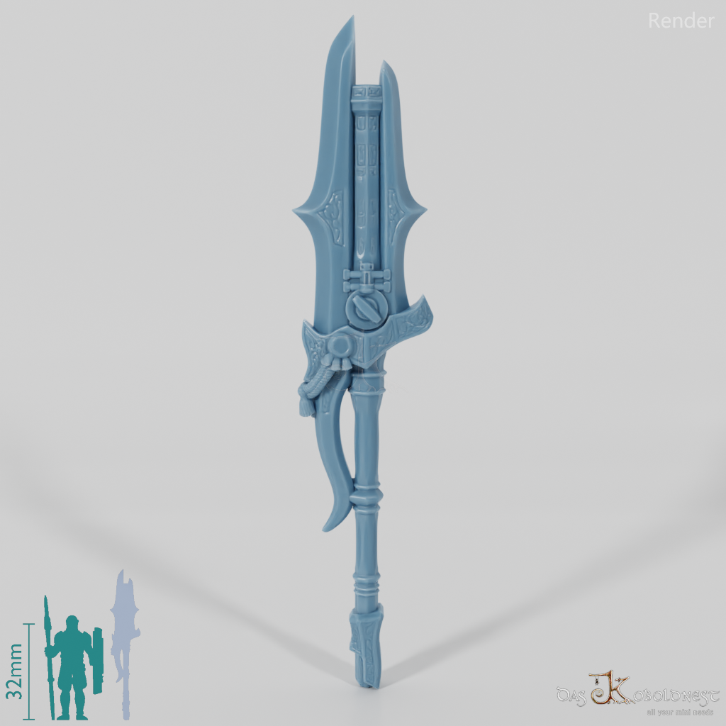 Valiant Hero - Weapon - Gunspear (ohne Hand)