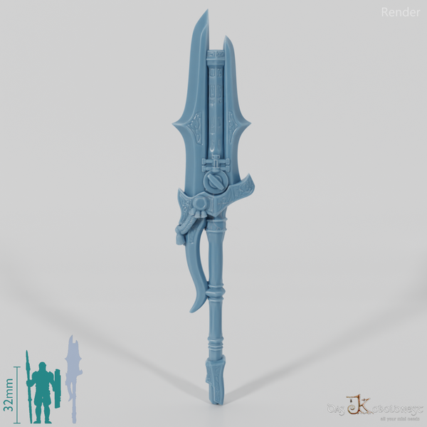 Valiant Hero - Weapon - Gunspear (ohne Hand)