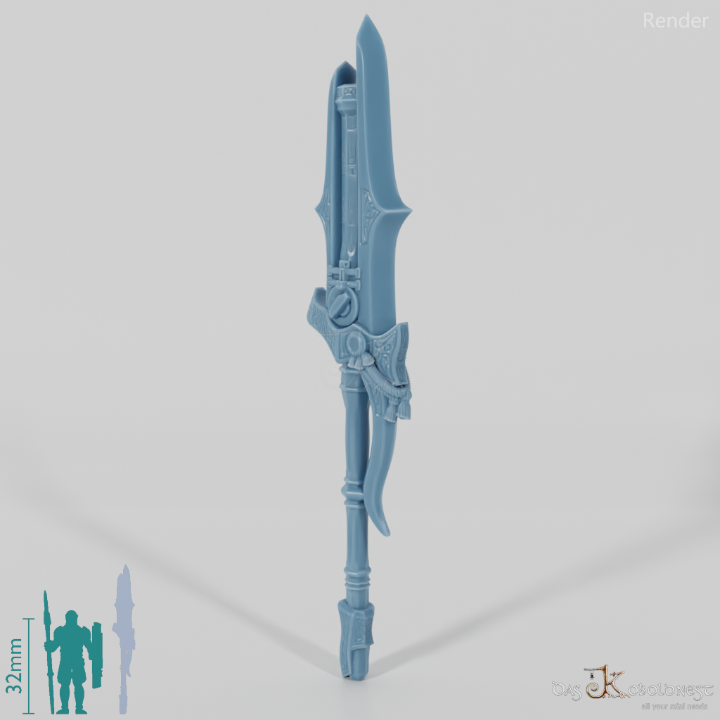 Valiant Hero - Weapon - Gunspear (ohne Hand)