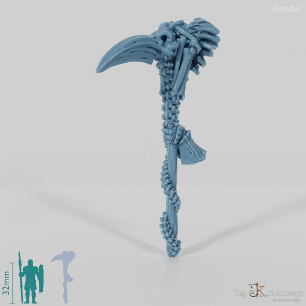 Vile Hero - Weapon - Scythe, Crow (abgewinkelte Hand)