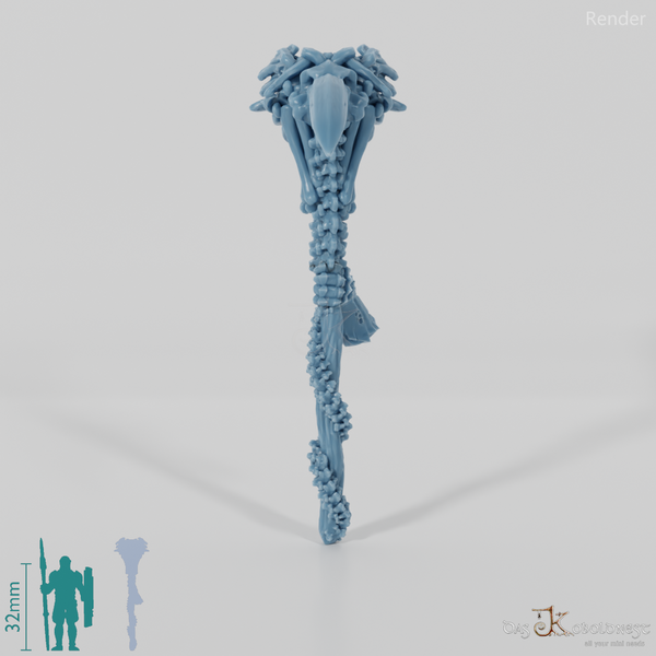 Vile Hero - Weapon - Scythe, Crow (abgewinkelte Hand)