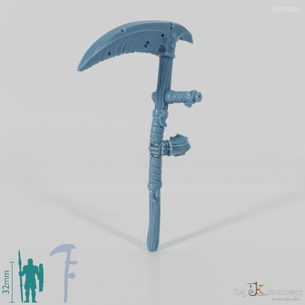 Vile Hero - Weapon - Scythe, Crude (gerade Hand)