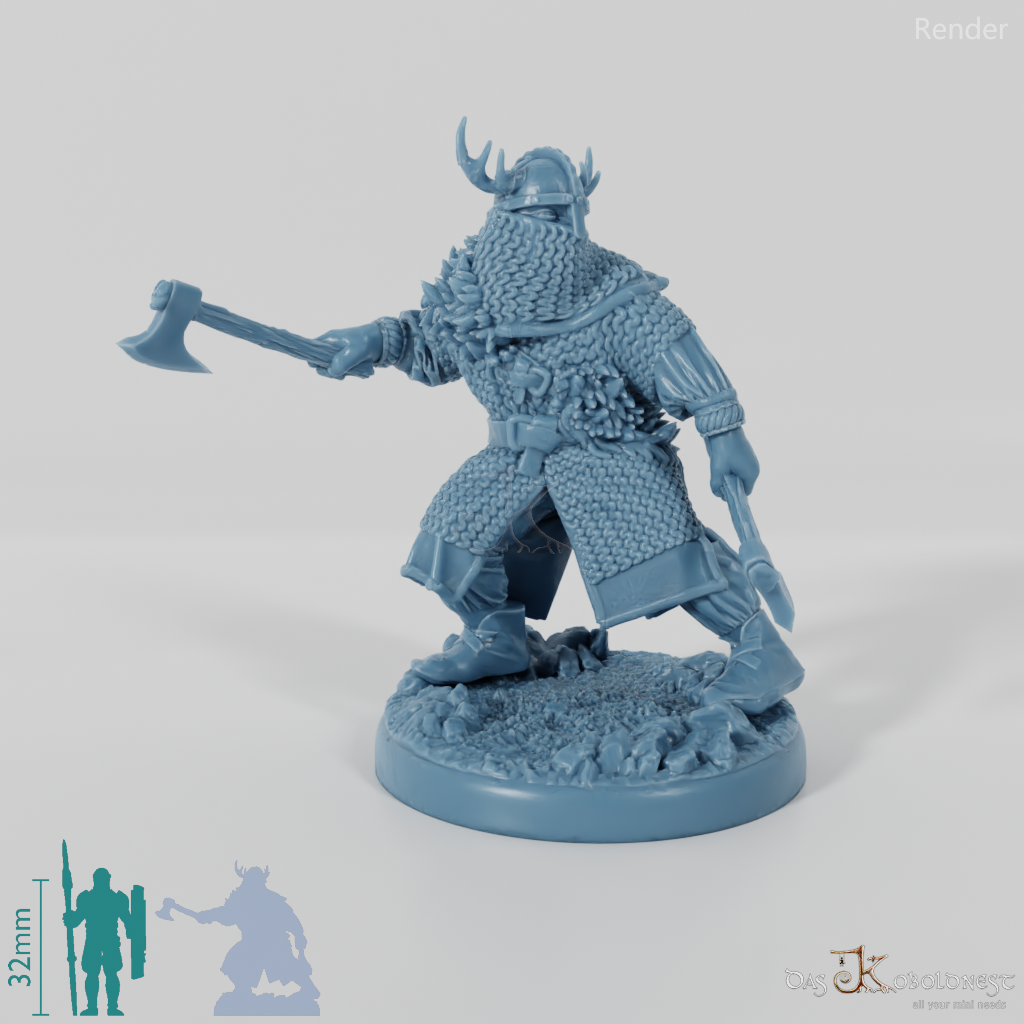 Wikinger-Krieger vom Weißbärenclan 01