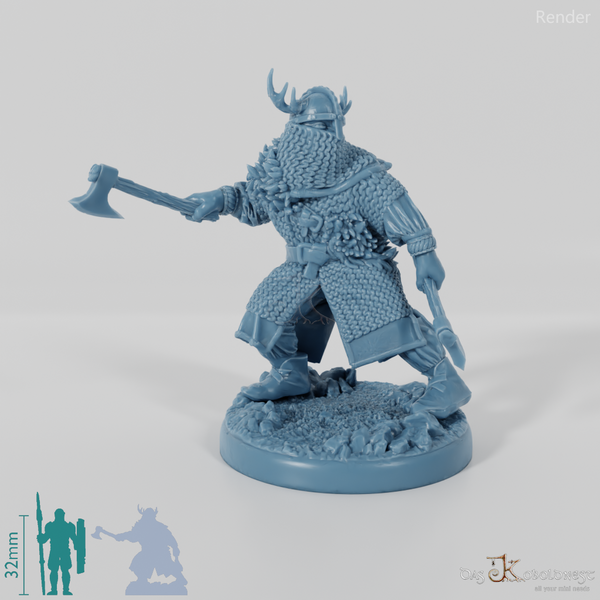 Wikinger-Krieger vom Weißbärenclan 01