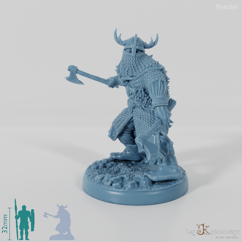 Wikinger-Krieger vom Weißbärenclan 01