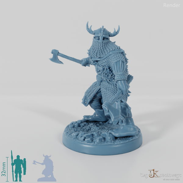 Wikinger-Krieger vom Weißbärenclan 01