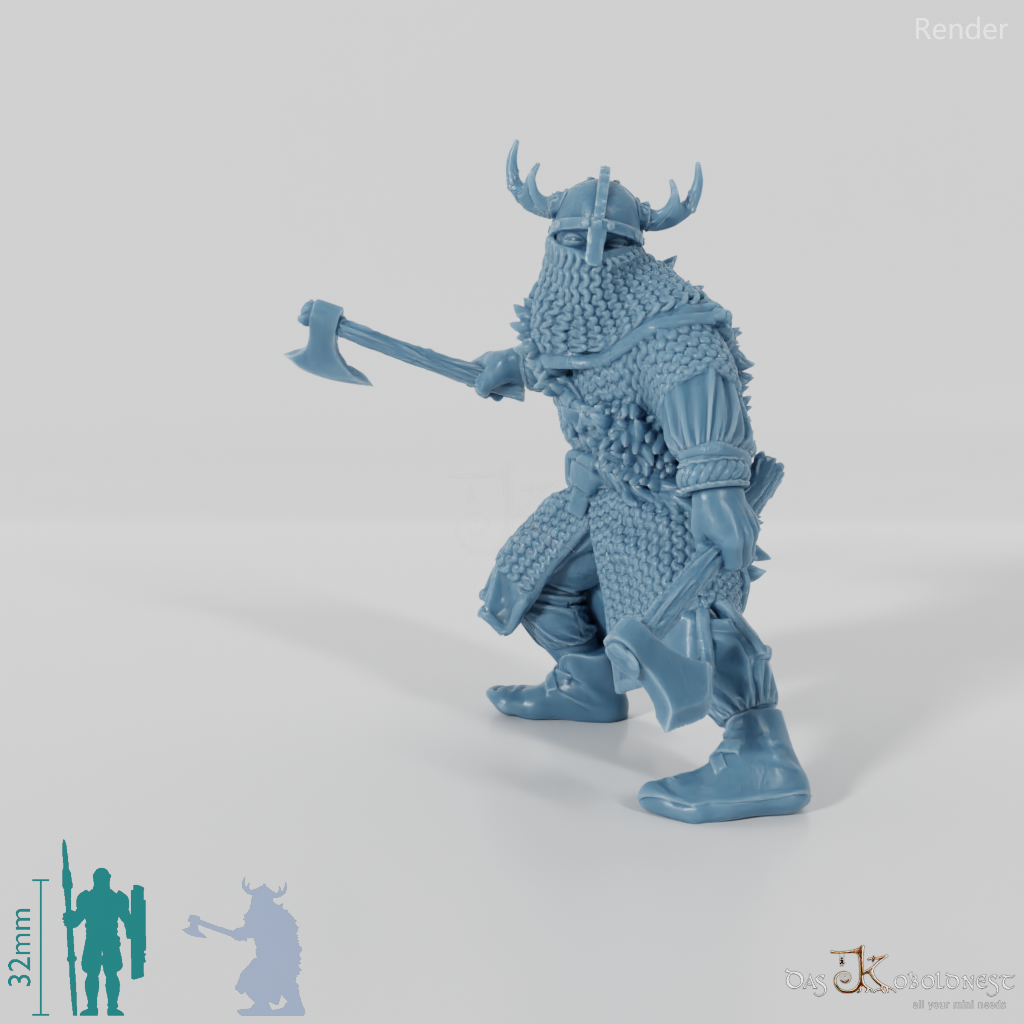 Wikinger-Krieger vom Weißbärenclan 01