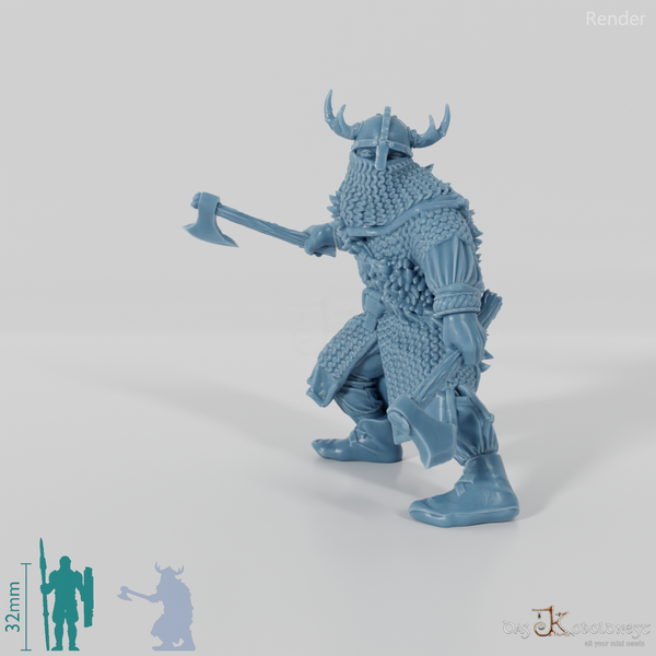 Wikinger-Krieger vom Weißbärenclan 01