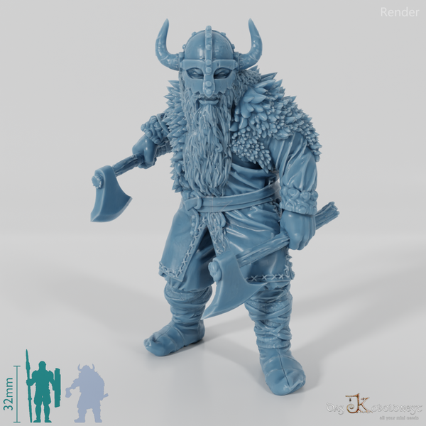 Wikinger-Krieger vom Weißbärenclan 02