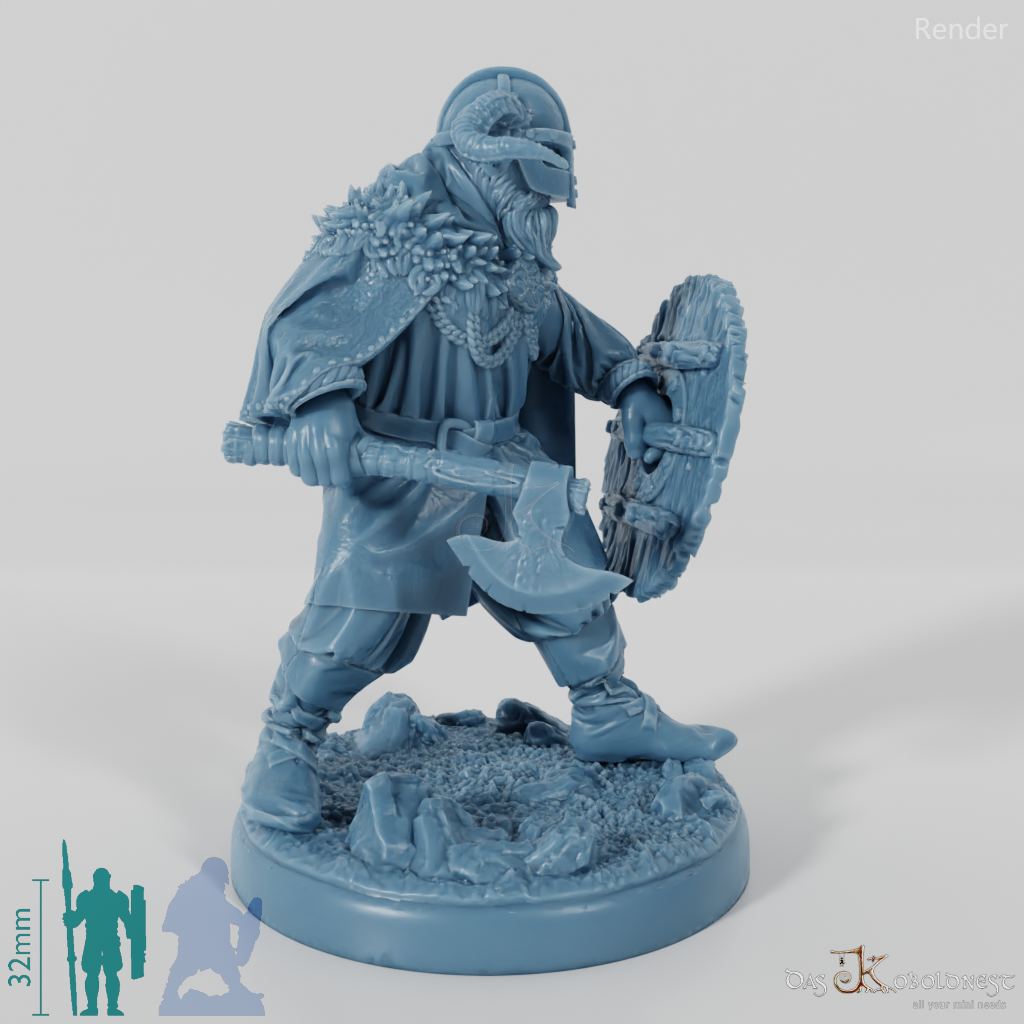 Wikinger-Krieger vom Weißbärenclan 03