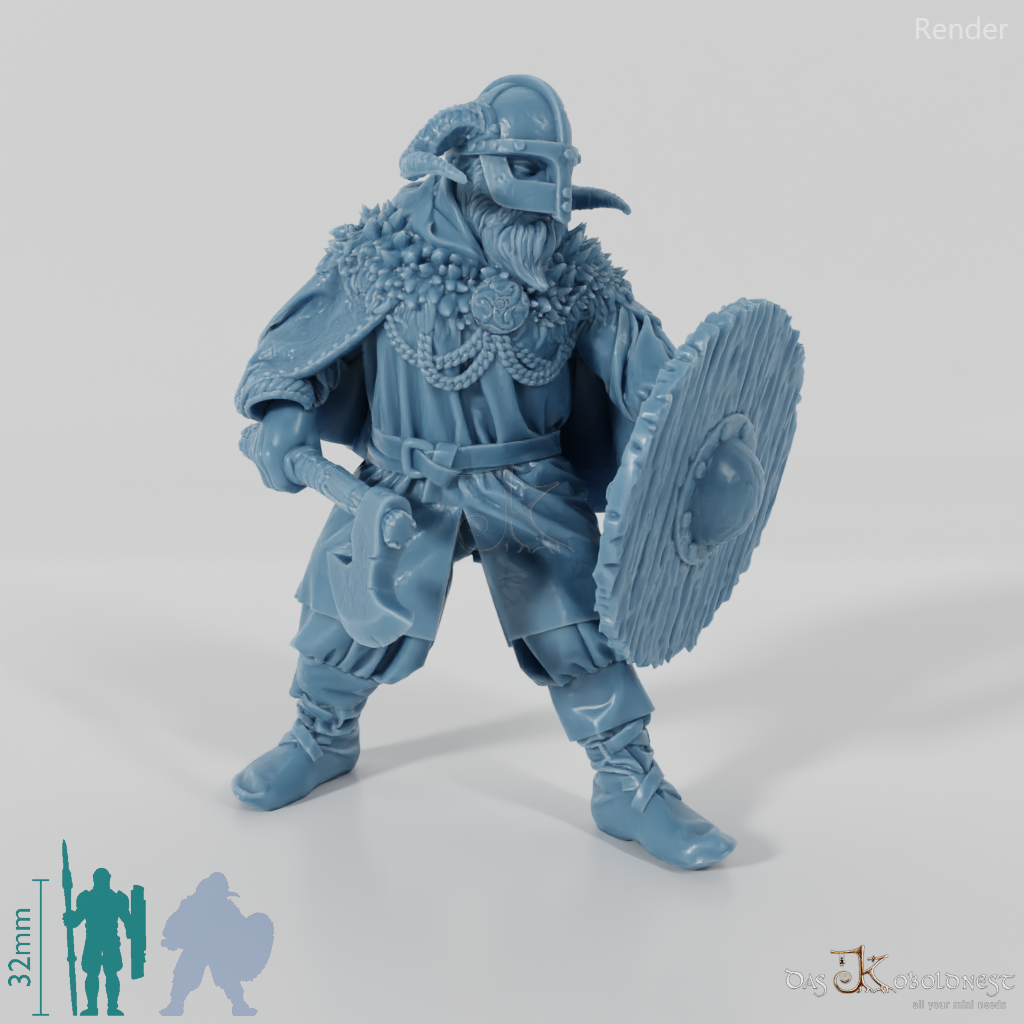 Wikinger-Krieger vom Weißbärenclan 03