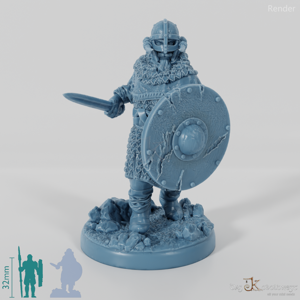 Wikinger-Krieger vom Weißbärenclan 04