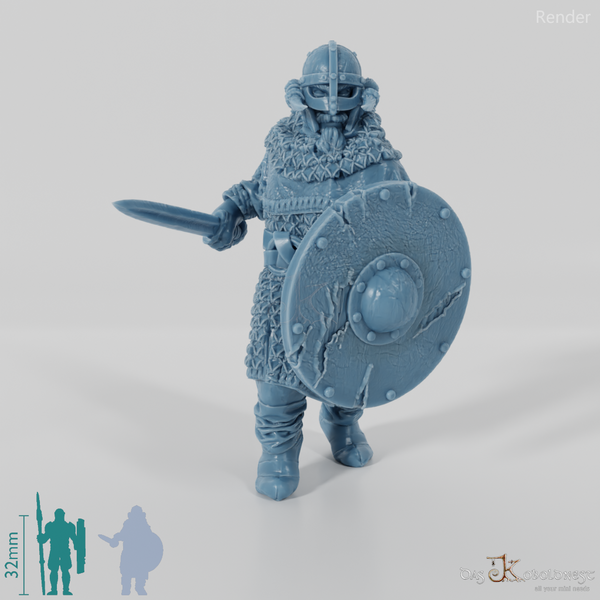 Wikinger-Krieger vom Weißbärenclan 04