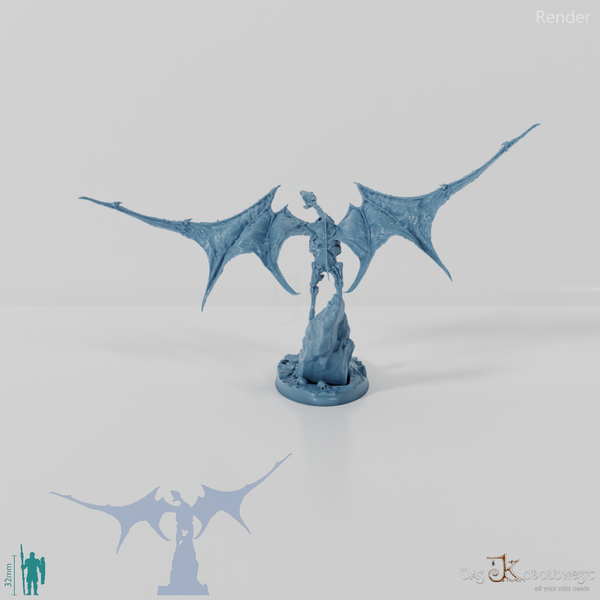 Untoter Skelettpegasus