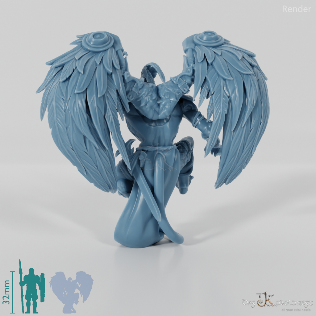 Geflügelter Affe 01