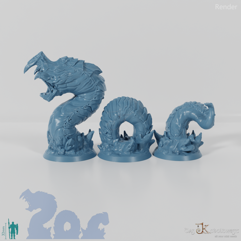 Grabender Riesenwurm