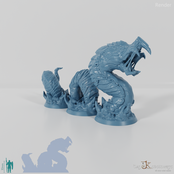 Grabender Riesenwurm