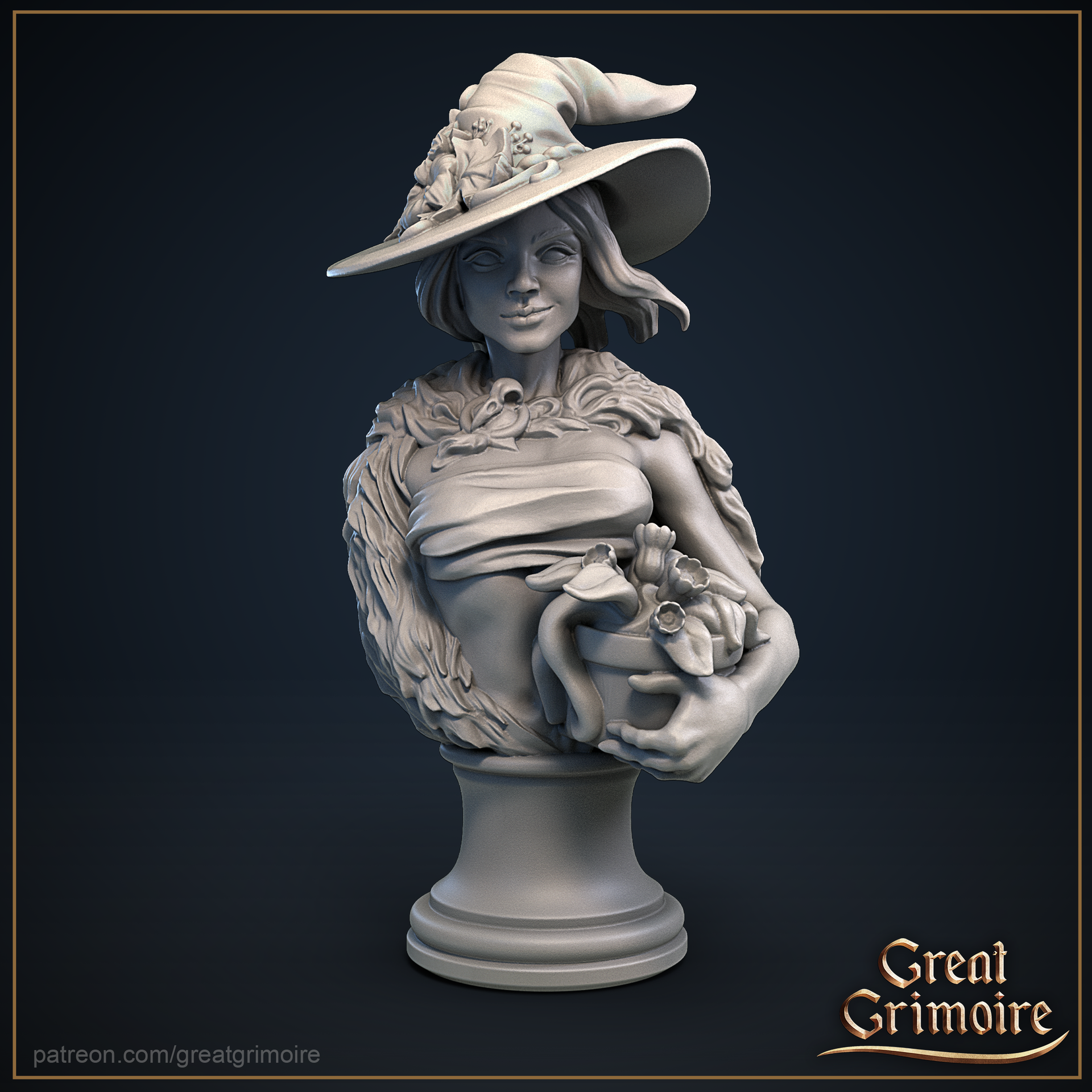 Büste - Amber die Erdhexe