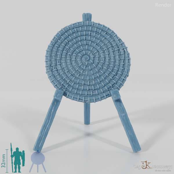 Stroh-Zielscheibe 02