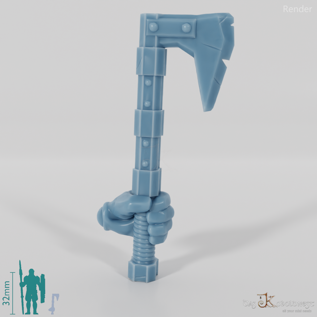 Zwergische Axt A mit Hand