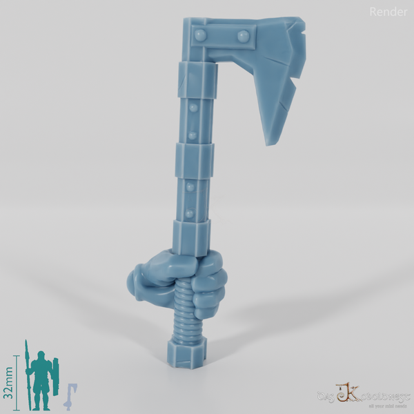 Zwergische Axt A mit Hand