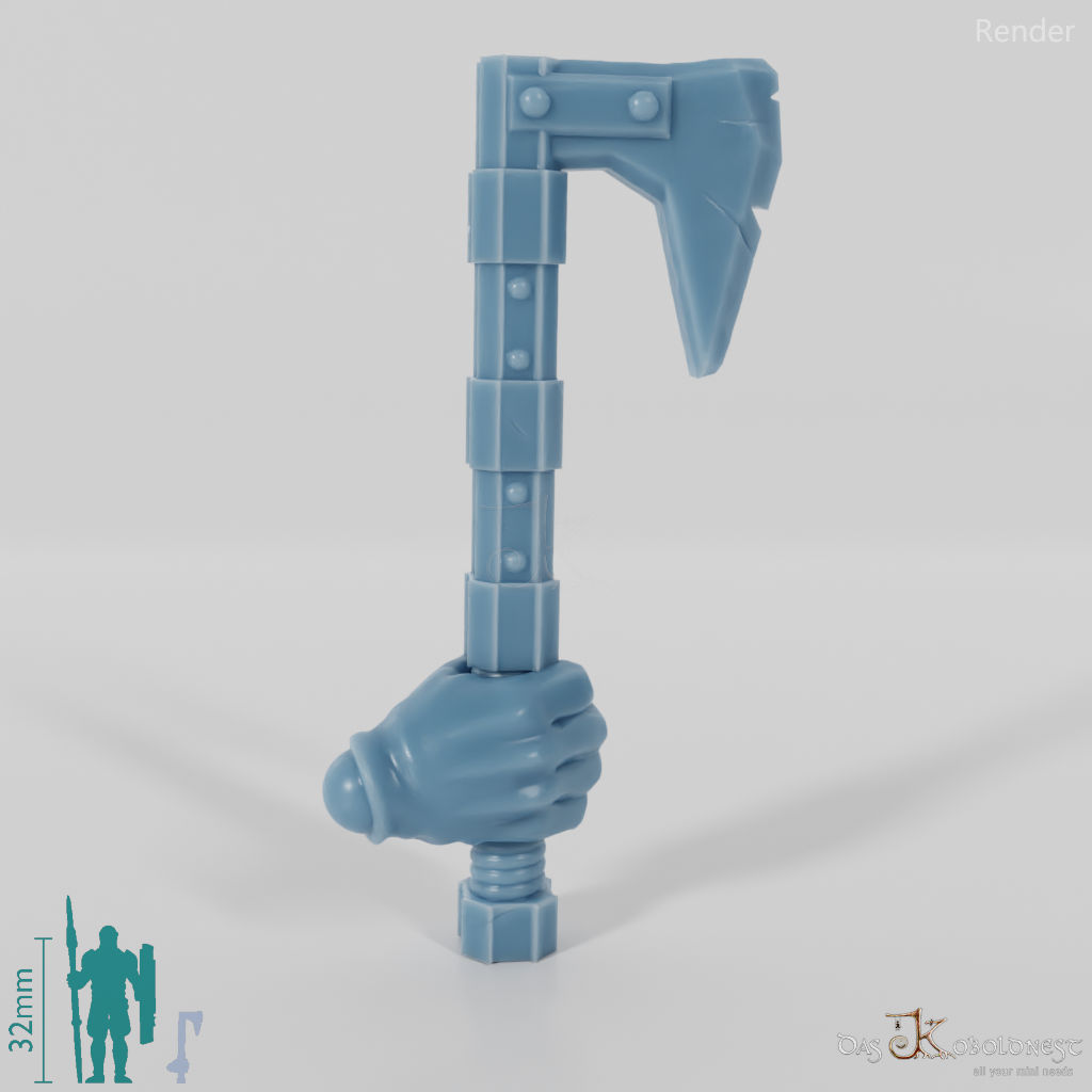 Zwergische Axt A mit Hand