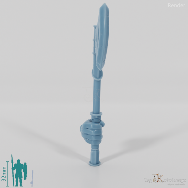 Zwergische Axt B mit Hand