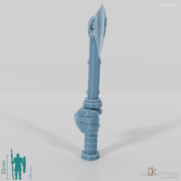 Zwergische Axt C mit Hand