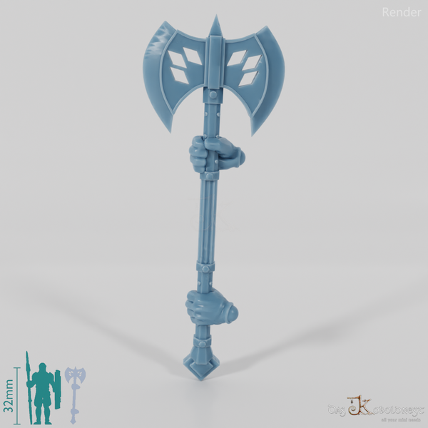 Zwergenstreitaxt - Zweihändig