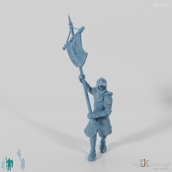 Axtkrieger der Lehnsgüter - Bannerträger