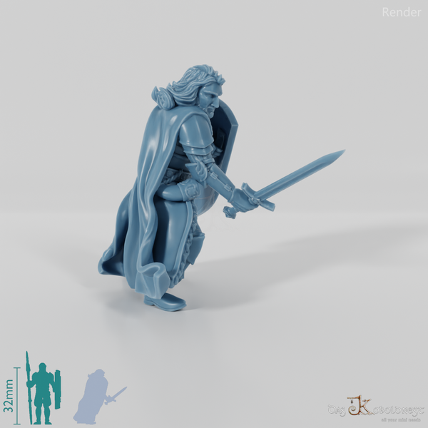 Barazan, Gonthanischer Heerführer mit Schwert