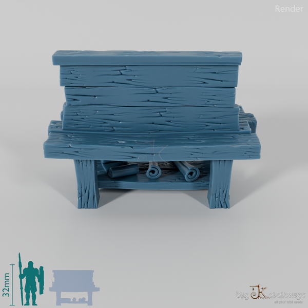 Bootsbauerei - Grober Zeichentisch