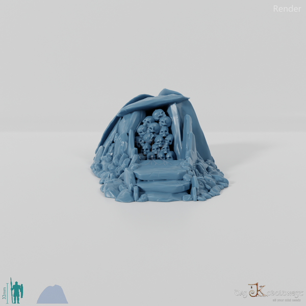 Hügelgrabeingang - Freistehend