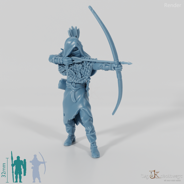 Waldläufer mit Bogen B