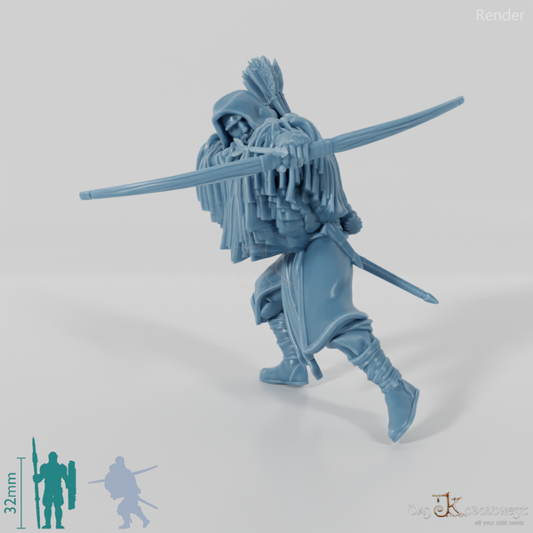 Waldläufer mit Bogen C