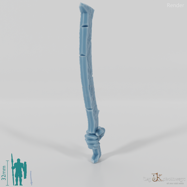 Ork-Schwert C mit Hand