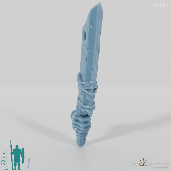 Ork-Schwert D mit Hand