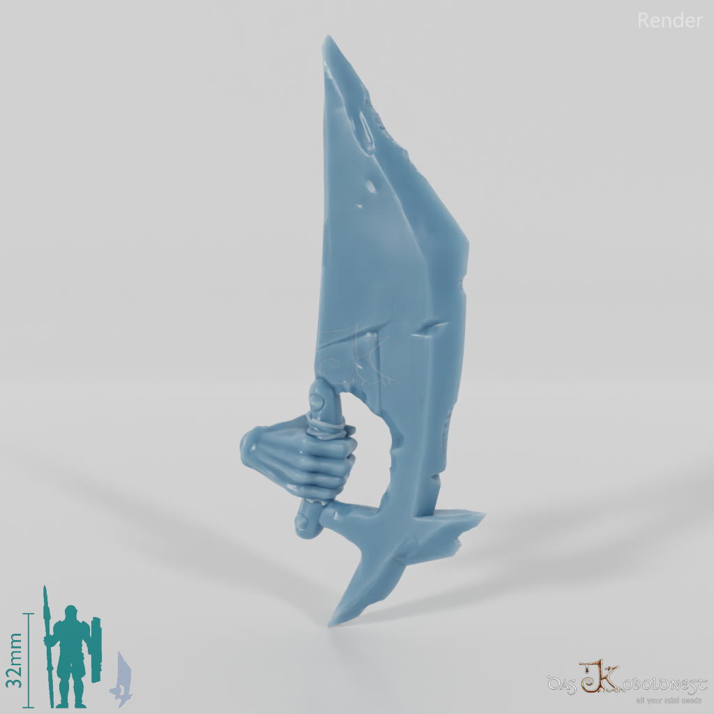 Ork-Schwert F mit Hand