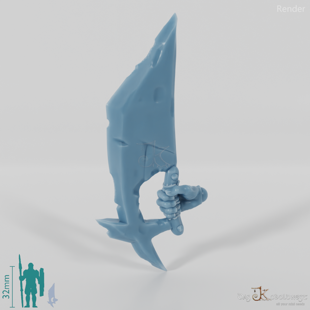 Ork-Schwert F mit Hand