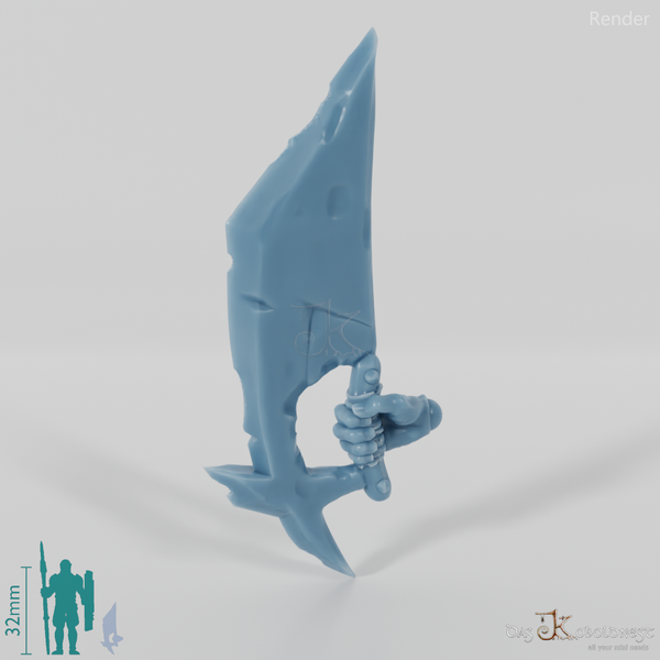 Ork-Schwert F mit Hand