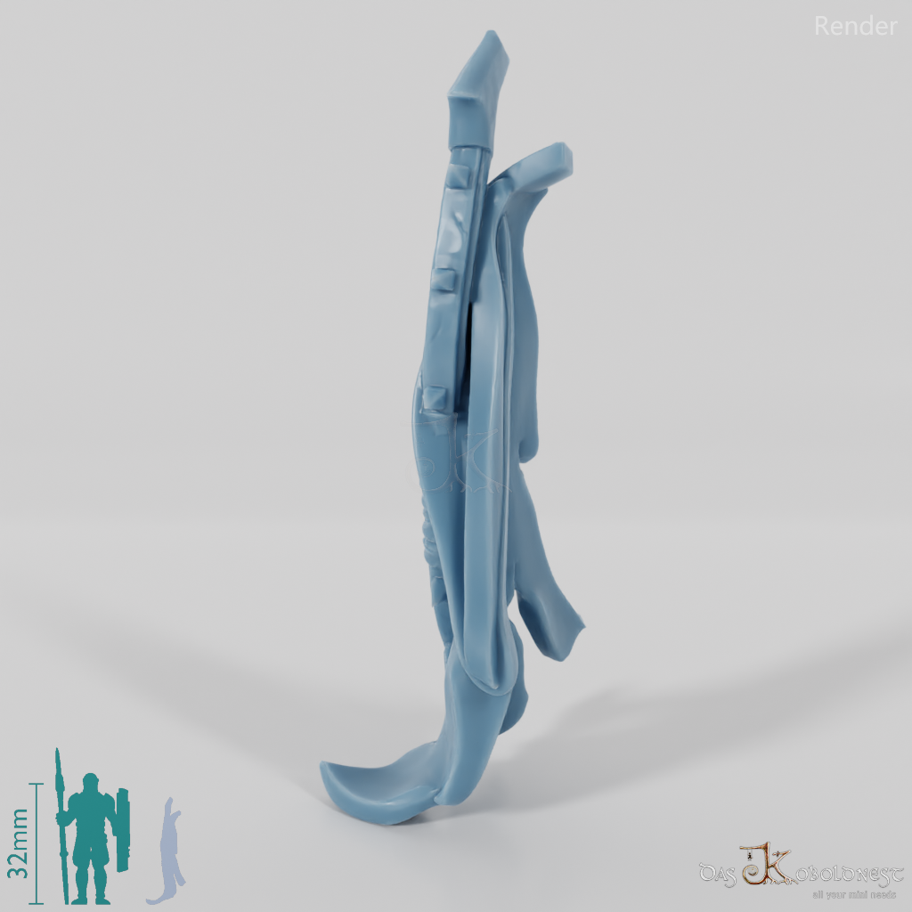 Halbork-Umhang mit Bogen