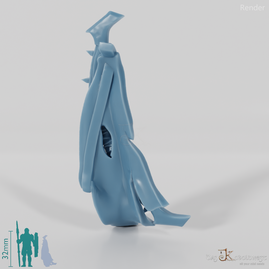 Halbork-Umhang mit Bogen