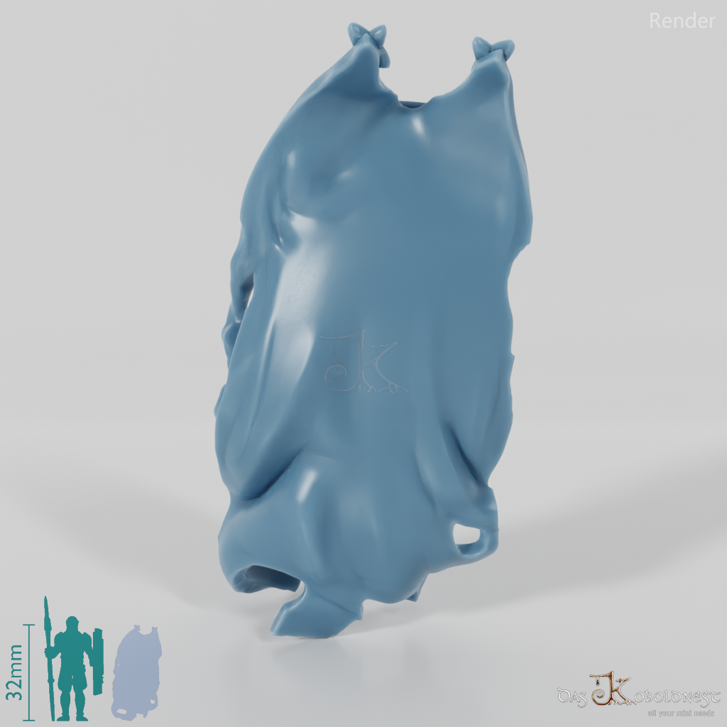 Geister-Umhang mit Schild B